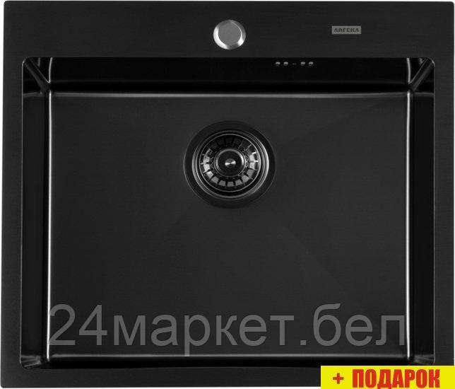 Кухонная мойка ARFEKA AF 600*505 Black PVD Nano