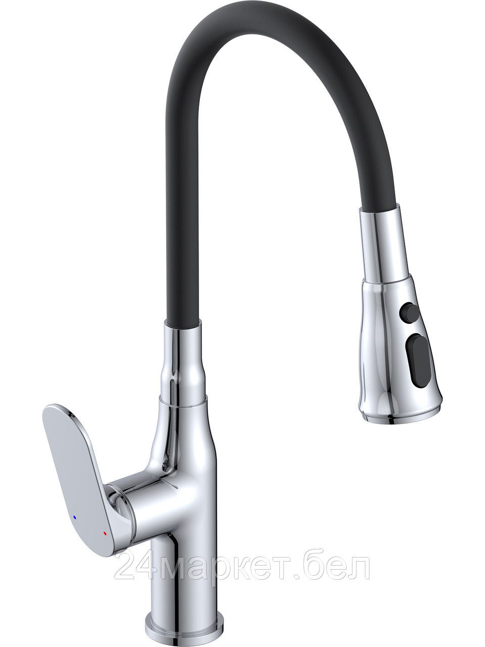 Смеситель для кухни D35, серия  760 ECONOCE (Гибкий трехрежимный излив, высота 423 мм) EC0764