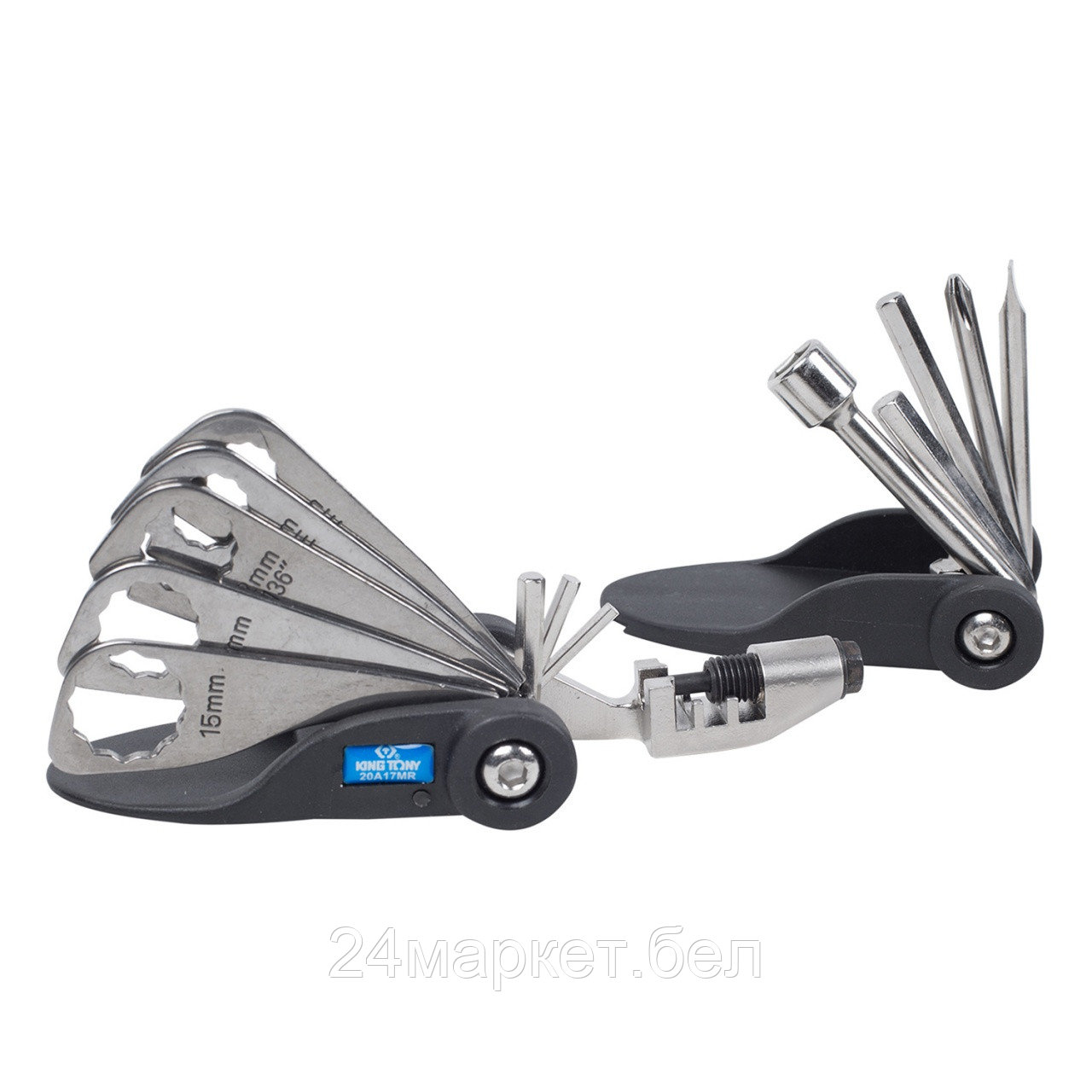 KING TONY 20A17MR KING TONY Набор инструментов для ремонта велосипедов, 17 предметов