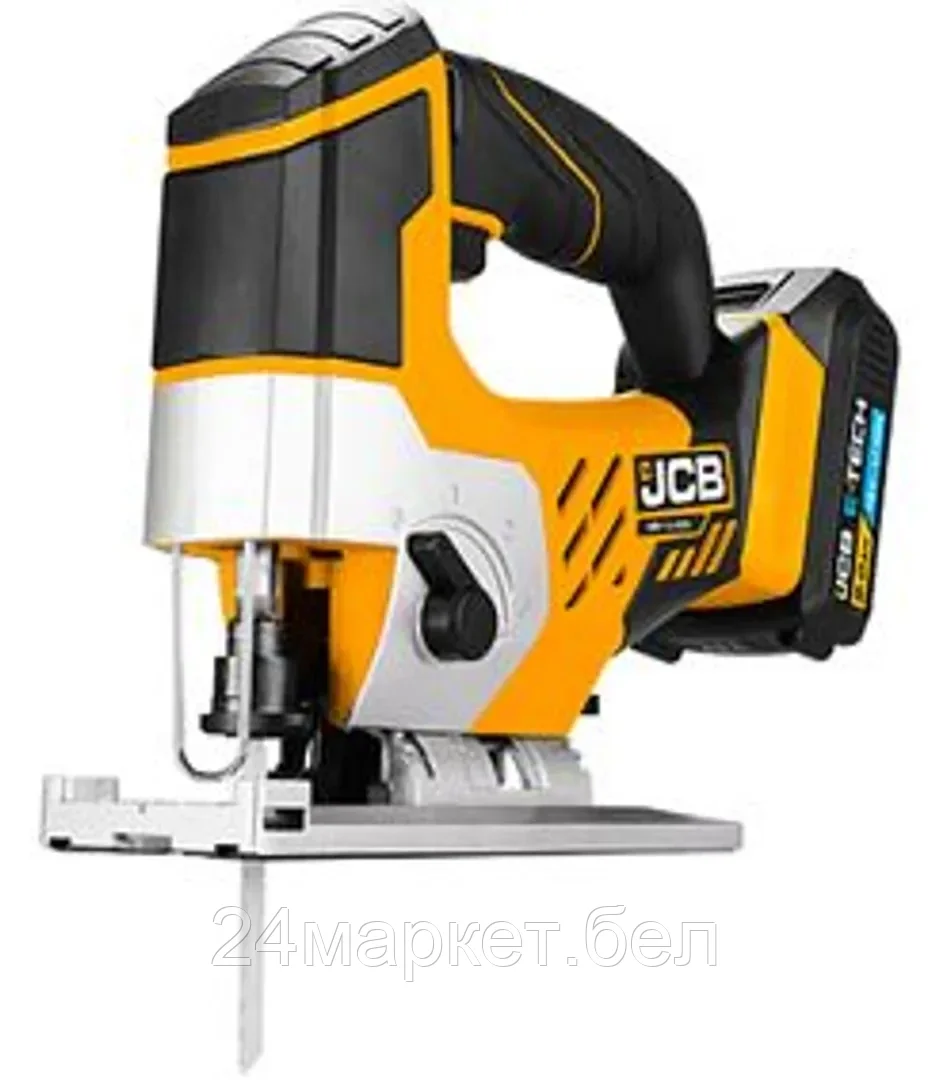 JCB-18JS-2XB-E JCB Лобзик аккумуляторный (18JS-B-E) 18V, 0-2500 ход/мин) в комплекте с зарядным устройством (JCB-18VFC-E) 2.4A и батареей аккум (JCB-20LI-E) 2.0AH