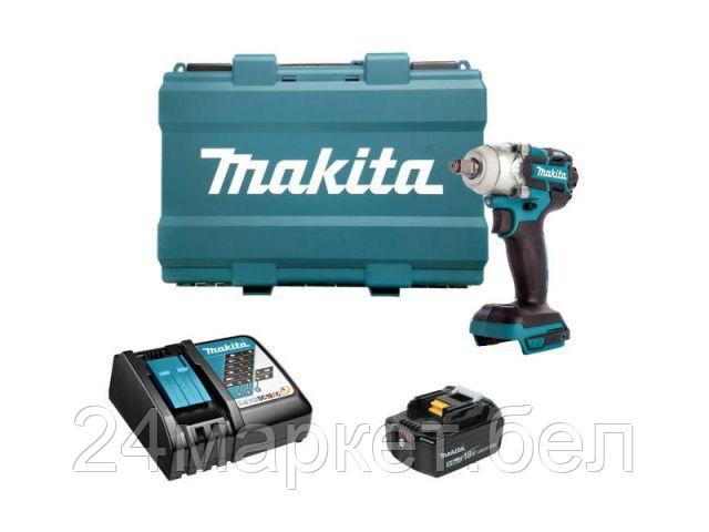 Аккум. шуруповерт MAKITA LXT DTD 153 RT в кейсе (18.0 В, 1 акк., 5.0 А/ч Li-Ion, 1 скор., 170 Нм) DTD153RT