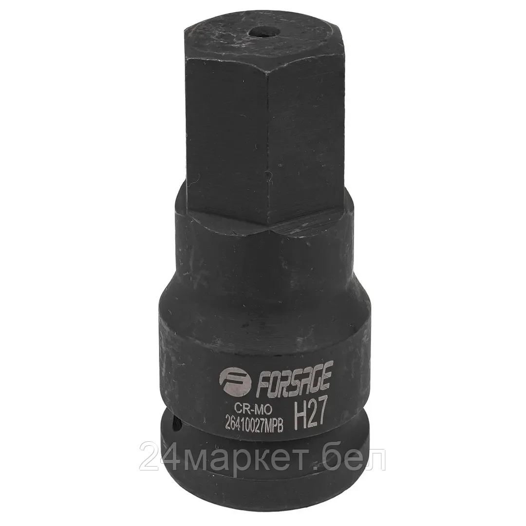 F-26410027MPB Forsage Головка-бита ударная 6-гранная 27мм, 3/4"