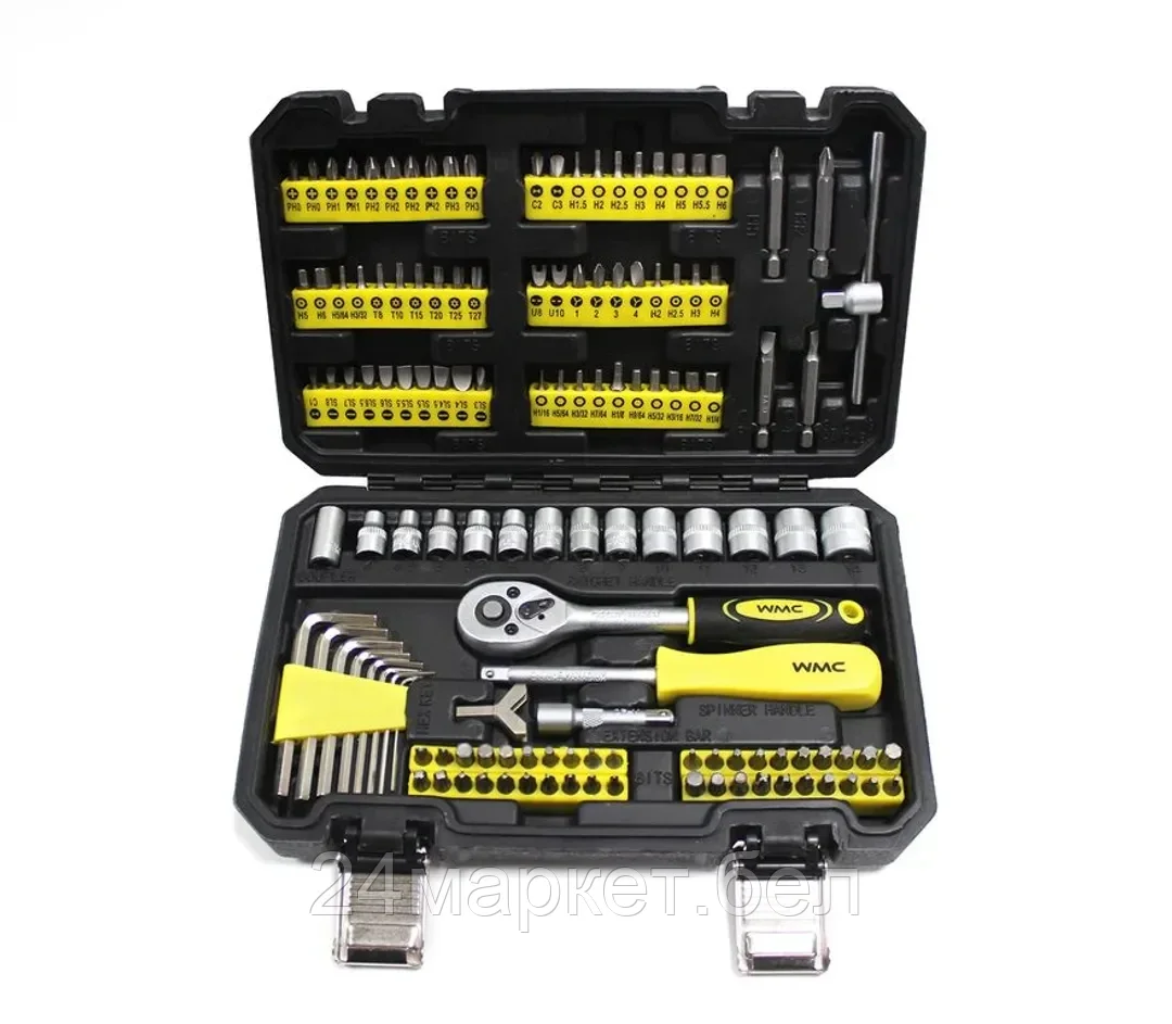 WMC TOOLS Набор инструментов 130пр. 1/4" WMC TOOLS 20130