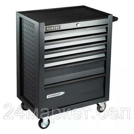 RUNTEC RTSTD-6G Тележка инструментальная 6 полочная Standart серая