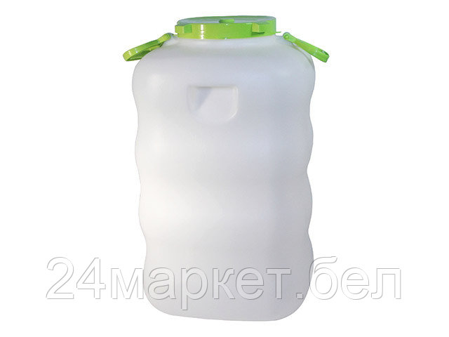 Бак для жидкостей пластм. с крышкой и ручками 80л IDEA М6005