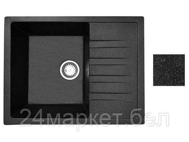 Мойка кухонная из искусственного камня BEST черный 640х500 mm, AV Engineering