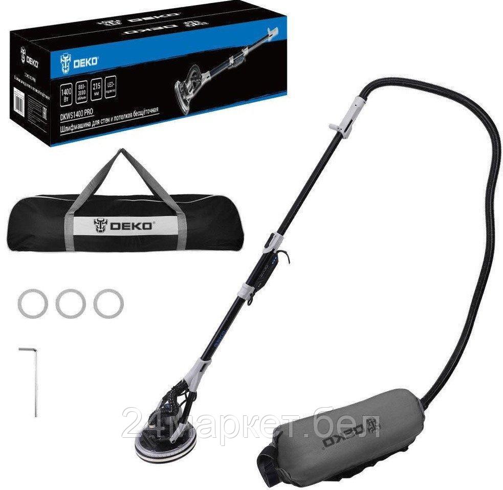 Шлифмашина для стен и потолков Deko DKWS1300 PRO 084-1100