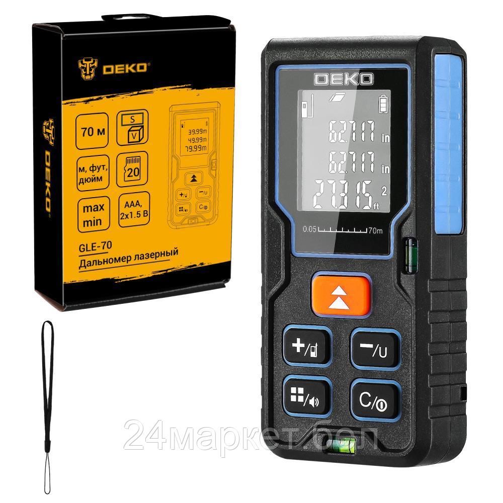 Лазерный дальномер Deko GLE-70