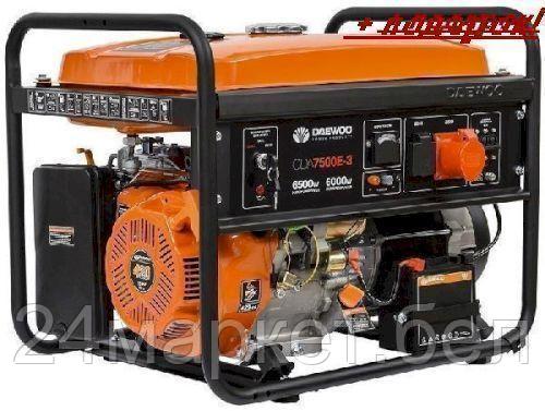 Бензиновый генератор Daewoo Power GDA 7500E-3