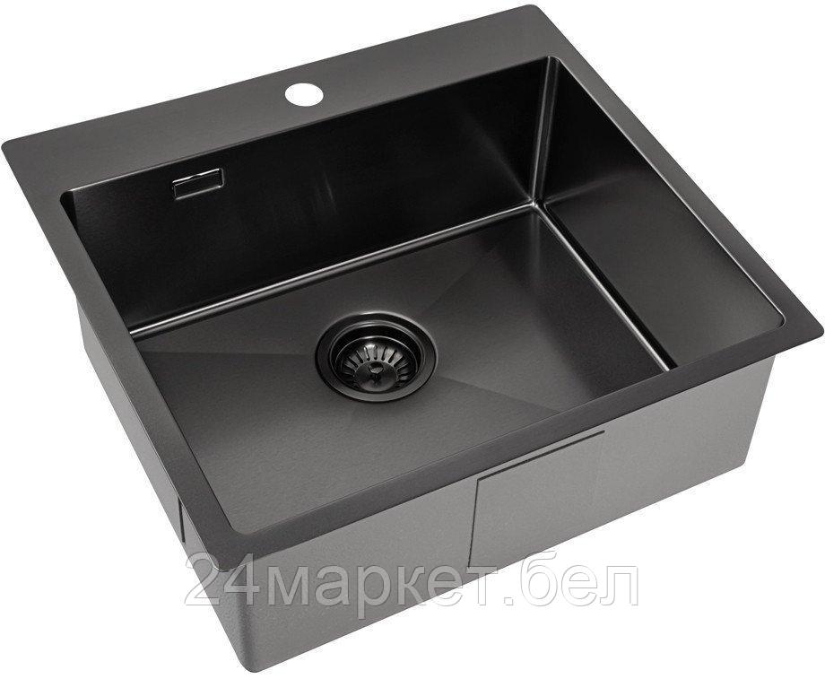 Кухонная мойка ZorG ZRE 5551 graphite