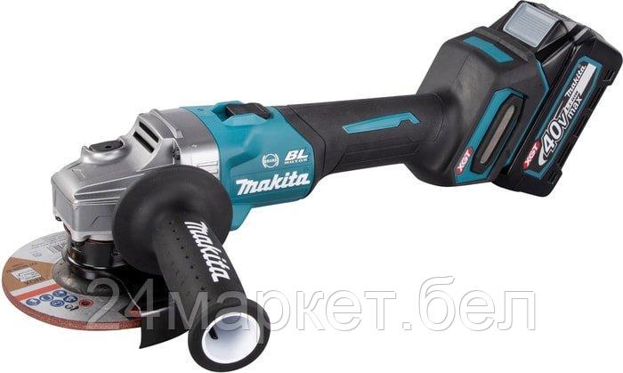 Угловая шлифмашина Makita GA005GM201 (с 2-мя АКБ)