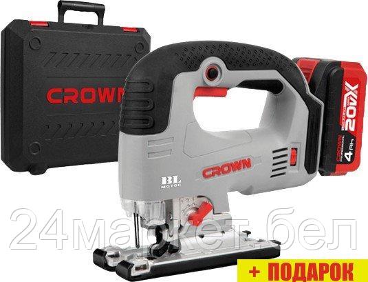 Электролобзик Crown CT25003HX-4 BMC (с 2-мя АКБ)