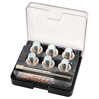 МАСТАК 103-47014C МАСТАК Набор для ремонта масляных пробок М14х1,25, кейс, 19 предметов