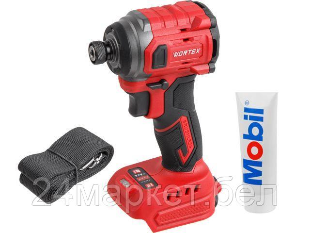 Аккум. ударный гайковерт/винтоверт WORTEX CWR 0218 в кор. XLT SOLO БЕСЩЕТ., 18 В, 220 Н*м (внутр. шестигр. 1/4", вес 0,92 кг) 1329729