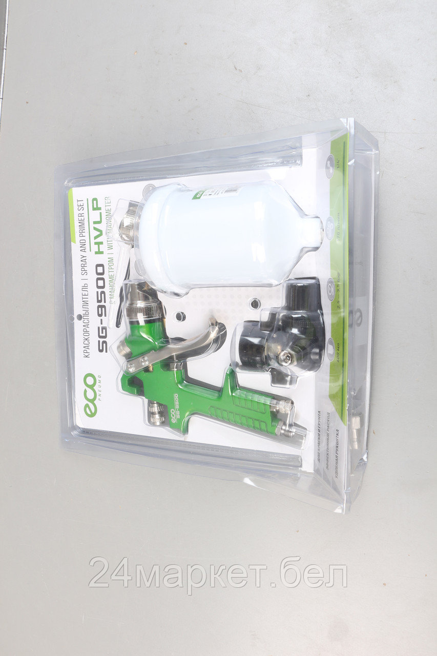 Краскораспылитель ECO SG-9500 с манометром (сопло ф 1.4, 1.7 мм) уцененный (5383352520)