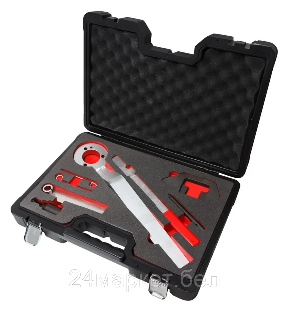 FORSAGE Набор фиксаторов для обслуживания двигателей BMW Land Rover, Opel (1.8, 2.0,2.5 TD5), в кейсе "Pemium" Forsage F-908G19D