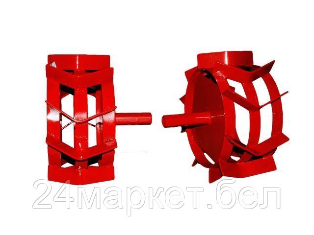 ВРМЗ Россия Грунтозацепы (комплект) ф 350/270 мм, шир. 160 мм, 6-гр. втулка 23 мм, 3 обруча ВРМЗ (ASILAK SL-82B, SL-83B, SL-84, FERMER FM-643, FM-653M(K), FM-701,