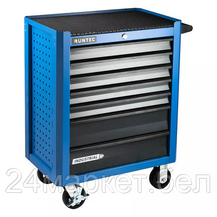 RUNTEC RTIND-7B Тележка инструментальная 7 полочная Industrial  синяя