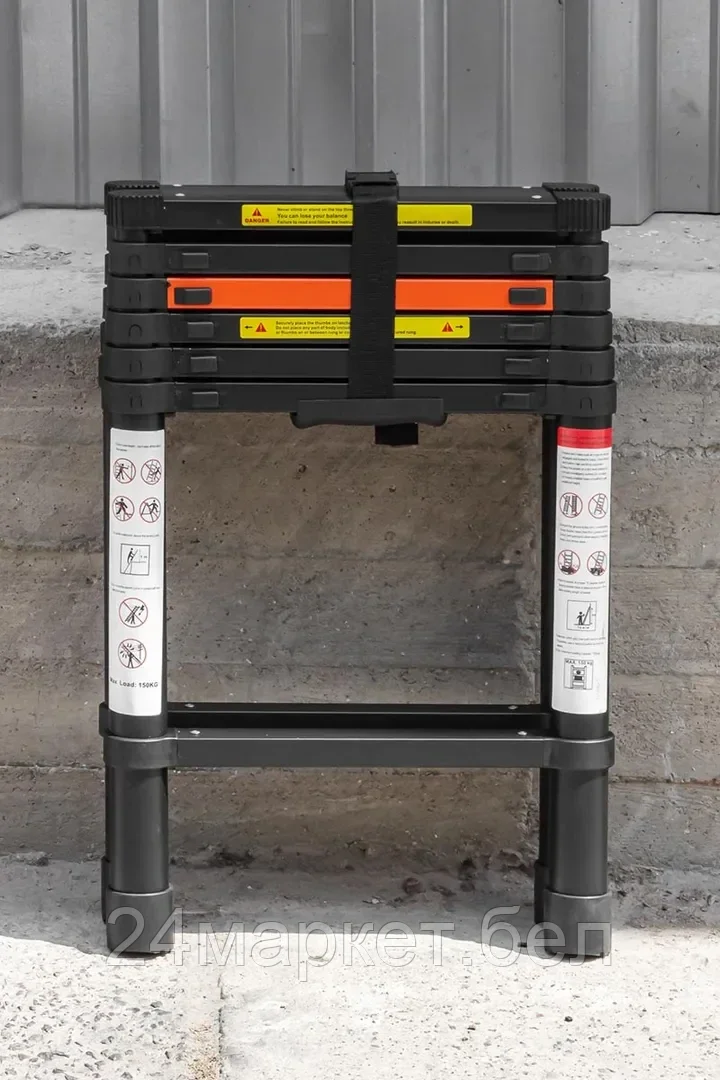 Стремянка телескопическая алюм. бытовая 2м (7+7 ступ.) Rock FORCE RF-UP200-2