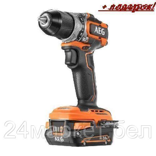 Дрель-шуруповерт AEG Powertools BS 18SBL-202C 4935472277 (с 2-мя АКБ, кейс)