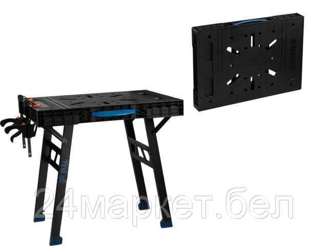 Верстак складной BULL WB 4585 в кор. 455 кг, 852x608x790 мм, переносной, 2 струбцины (Быстроскладная конструкция) 1318765