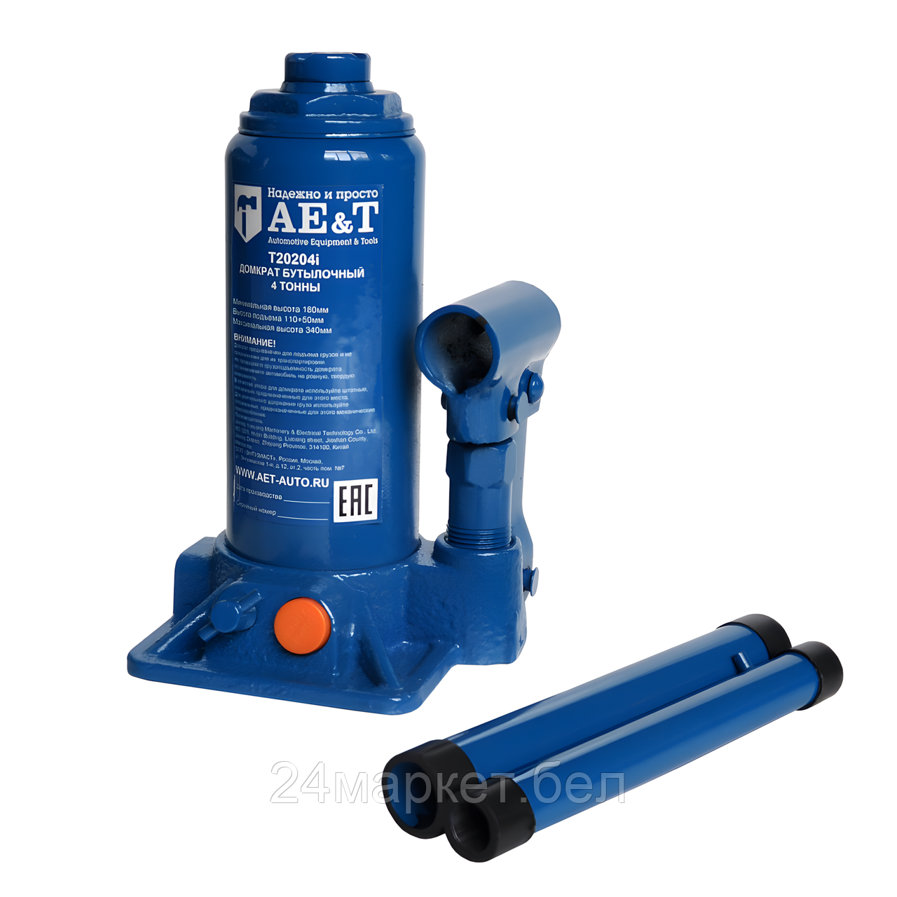AE&T T20204i Домкрат бутылочный T20204i AE&T 4т