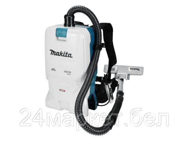 Аккум. ранцевый пылесос MAKITA XGT VC011GZ в кор. (40.0 В, БЕЗ АККУМУЛЯТОРА, 18кПа, 2400л/мин, мешок 6/5.5 л,) VC011GZ