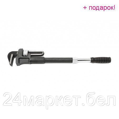 Rock FORCE Ключ трубный с телескопической ручкой 18"(L 490-640мм, Ø 100мм) Rock FORCE RF-68418L