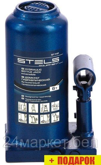 Бутылочный домкрат Stels 51141 6т