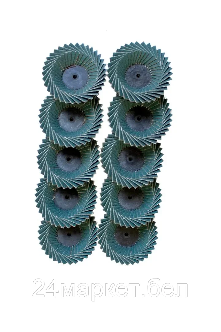 Круг абразивный циркониевый шлифовальный лепестковый 75мм (№40)(к-т 10шт) Forsage F-FD340Z