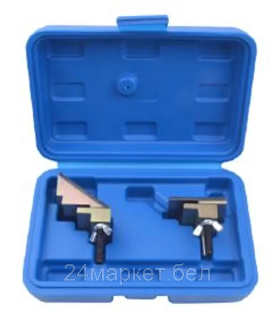 Rock FORCE Набор приспособлений для снятия и установки гибких поликлиновых ремней, 2пр., в кейсе Rock FORCE RF-902G9