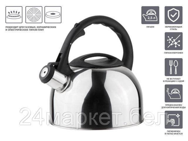 Чайник со свистком Perfecto Linea Magnum 52-025018