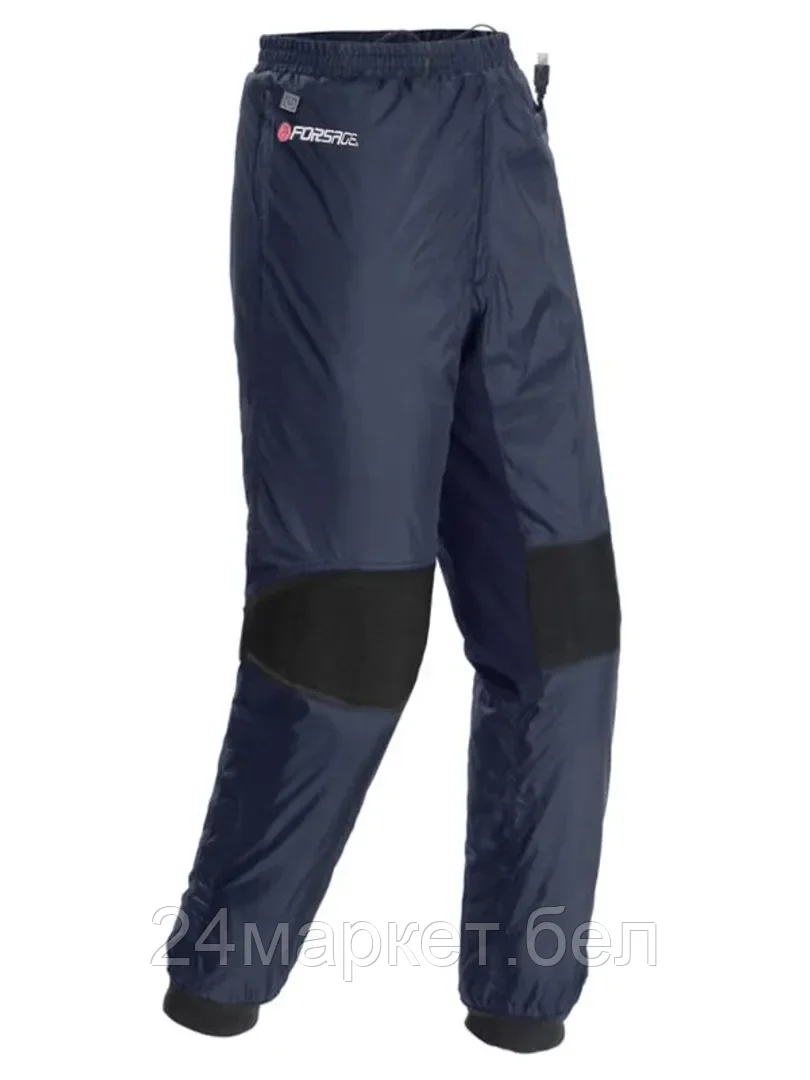 FORSAGE Брюки с электроподогревом водоотталкивающие(р.50-52, темно-синие, АКБ:5V, 2A, от 10000 mAh, 3 режима нагрева, АКБ не комплектуется) Forsage TNF-19(XL)