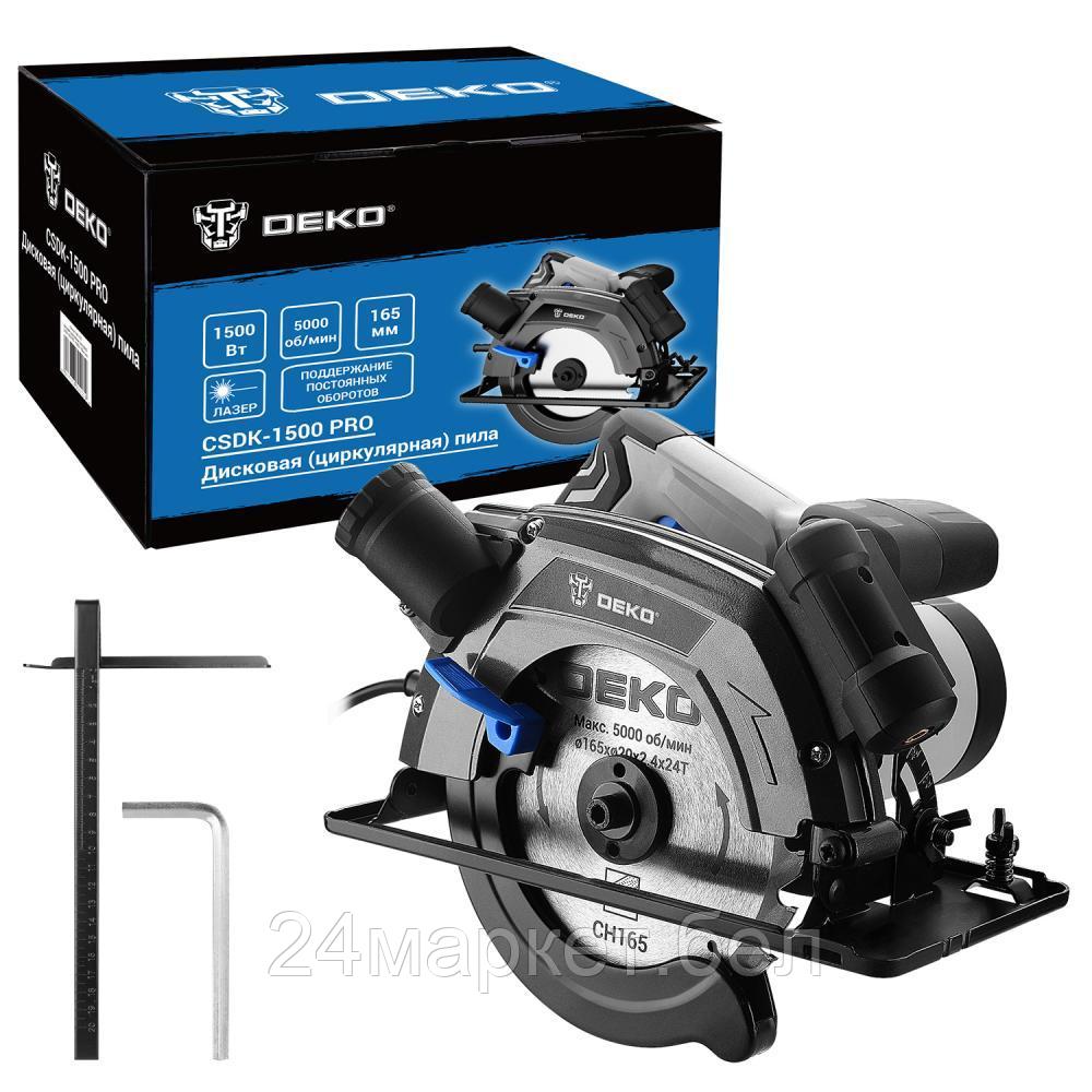 Дисковая (циркулярная) пила Deko CSDK-1500 PRO 085-1150