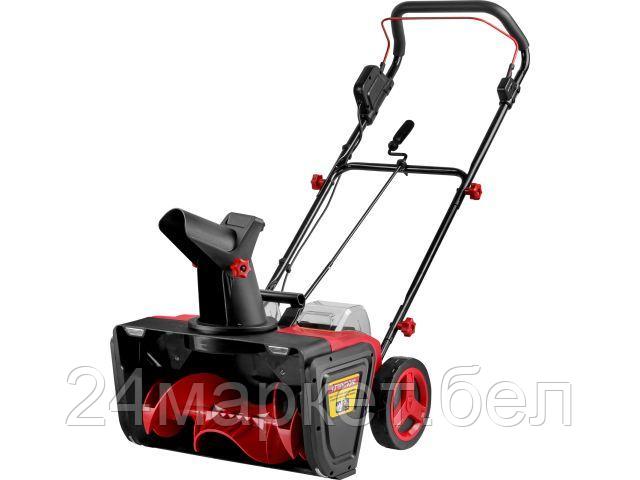 Аккум. снегоуборщик WORTEX CST 5036 в кор. ALL1 SOLO XLT БЕСЩЕТ., 36 В, ширина 50 см (глубина 25 см, дальность выброса 7 м, фары, с рег.желоба) 1334794