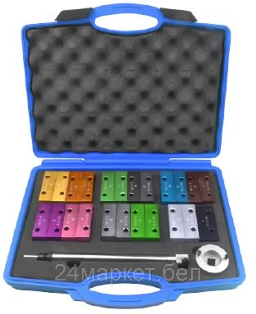 Rock FORCE Набор фиксаторов для обслуживания двигателей Alfa Romeo, Fiat, Lancia 25пр.(1.4,1.6, 1.8, 2.0),в кейсе Rock FORCE RF-40131426