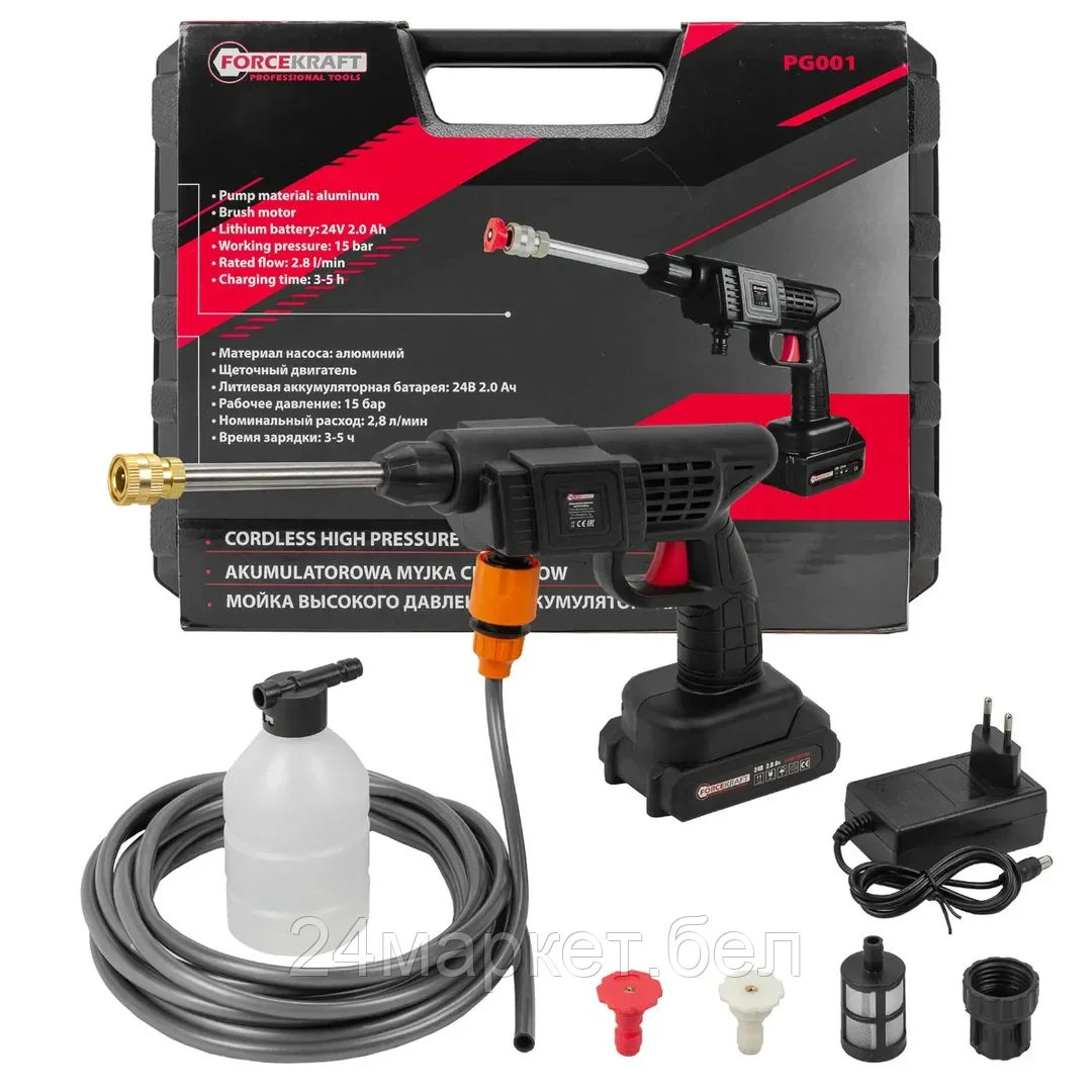 FK-PG001 FORCEKRAFT Мойка высокого давления аккумуляторная