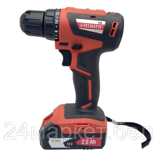 Дрель-шуруповерт Felisatti FT1902 (с 2-мя АКБ, кейс)