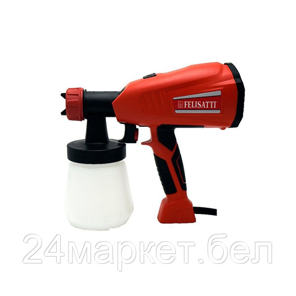 Краскораспылитель электрический 400-2, 400 Вт, 800 мл/мин, давление 0,2 Бар (FT2100 Felisatti)