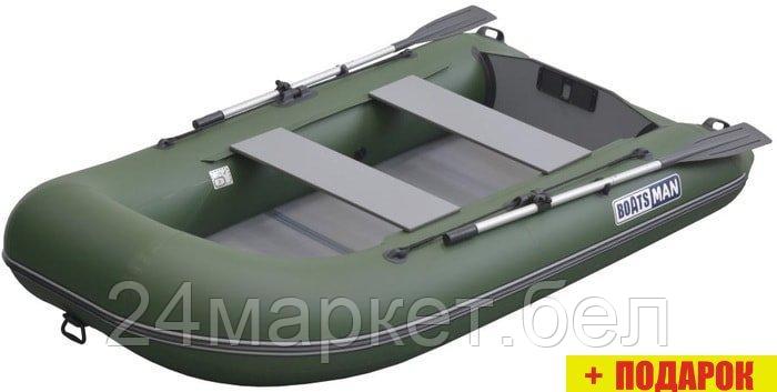 Моторно-гребная лодка BoatsMan BT280 (зеленый)