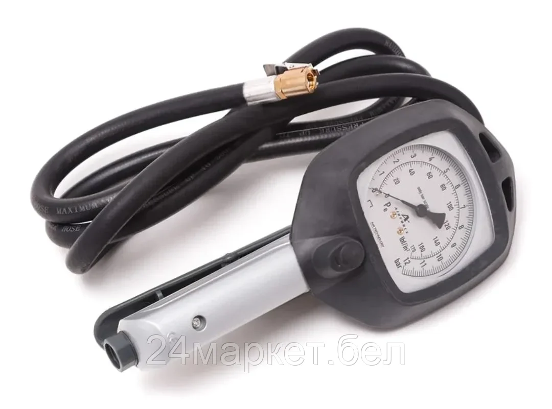 Partner Пистолет для подкачки шин  с монометром и шлангом  (2 метра) Partner STG-23