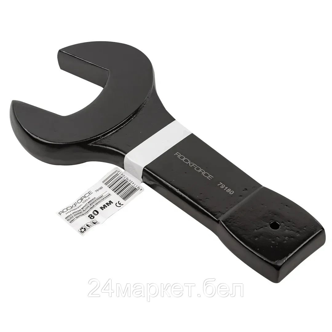 Ключ рожковый ударный односторонний 80мм (L-395мм) RF-79180