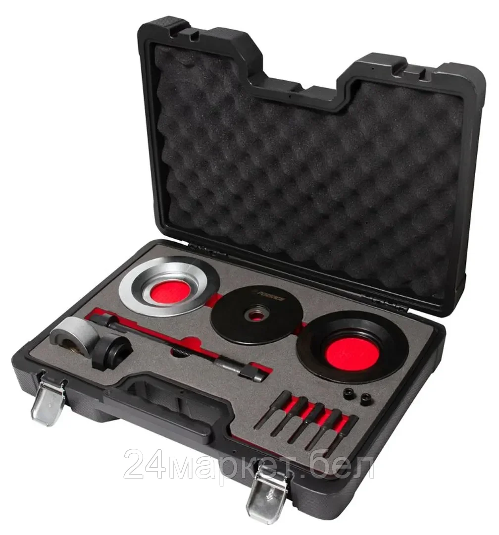 FORSAGE Набор инструментов для замены ступичных подшипников VW T5 (Ø62мм) в кейсе"Premium" Forsage F-917T3BD