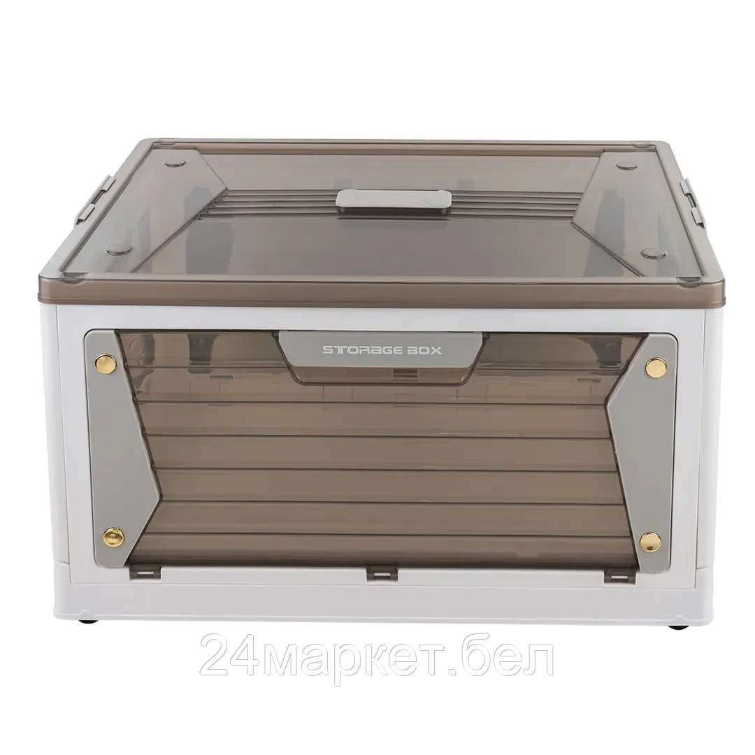 WMC-ORGBB2 WMC TOOLS Ящик пластмассовый складной на колесиках для хранения (размер M-52.5х36х29см)