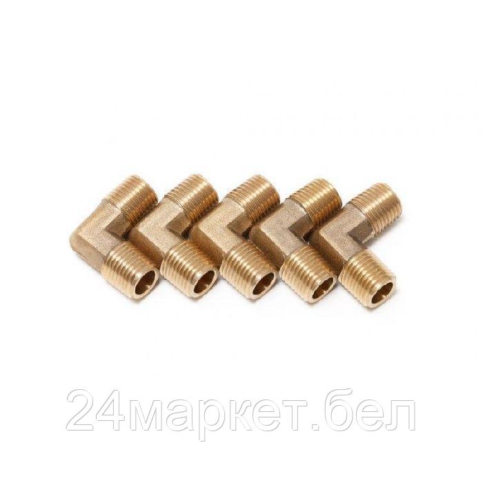 FORSAGE Соединитель угловой наруж.резьба 1/4"х1/4", к-т 5шт. Forsage F-MML04K