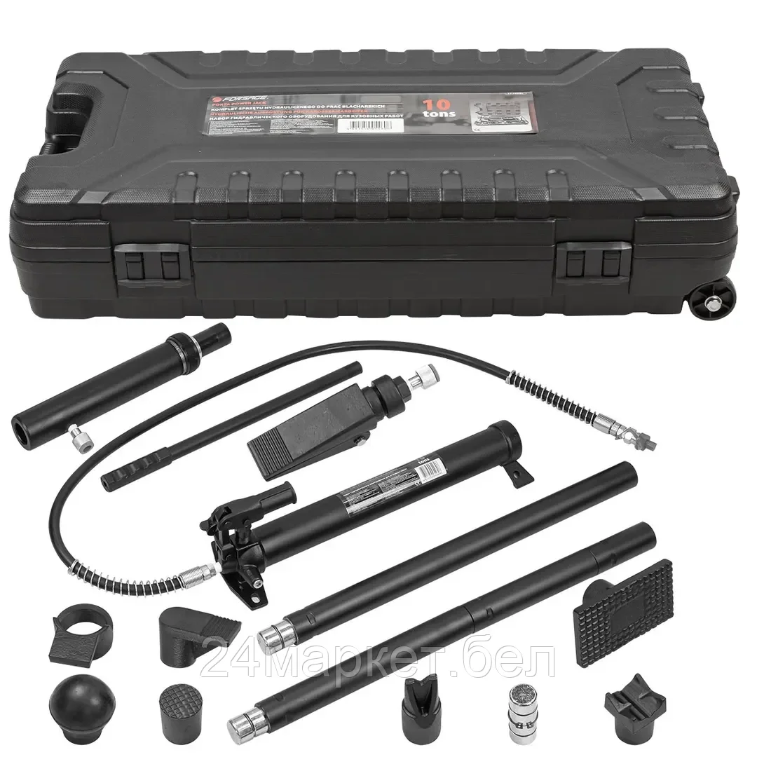 Набор гидравлического оборудования для кузовных работ, 10т Forsage F-T71002L