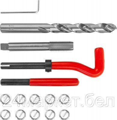 Thorvik TRIS12125 TRIS12125 Набор для восстановления резьбы M12x1.25, 15 предметов