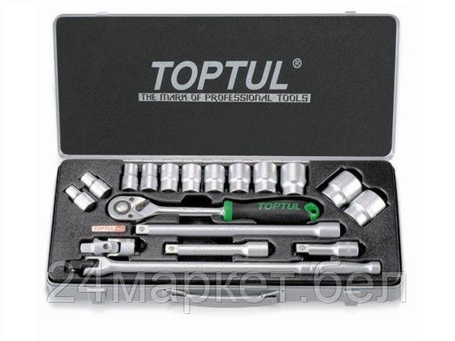 Набор торцевых головок Toptul GCAD1802 18 предметов