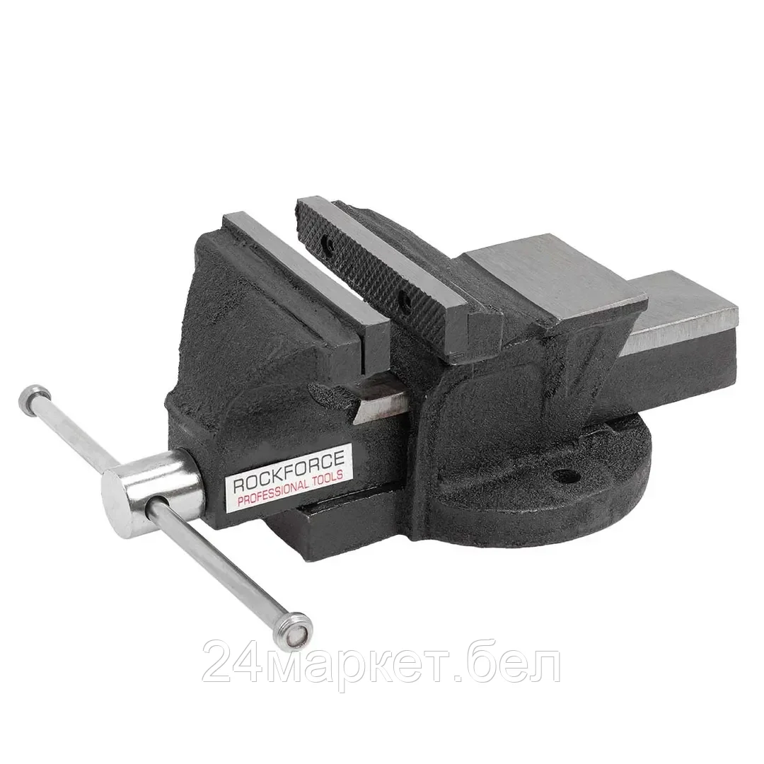 RF-6540204 RockFORCE Тиски стальные с наковальней 4"-100мм