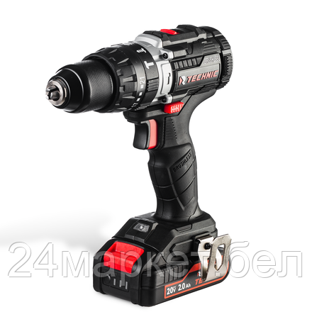 RUNTEC RT-ID40T Дрель-шуруповерт ударная аккумуляторная RUNTEC TECHNIC 13 мм, 20В, 2*2Ач, 40Нм